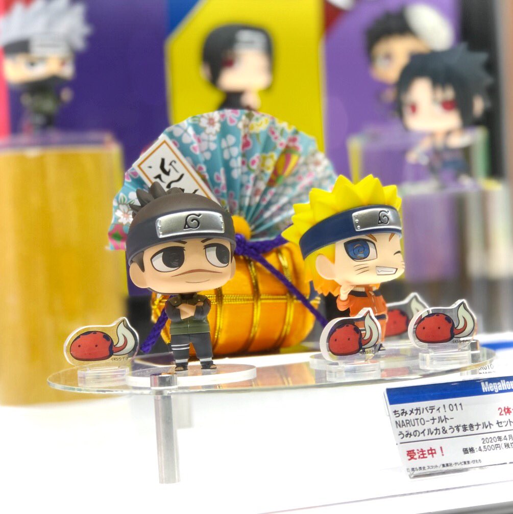 Naruto & Iruka ของแท้ JP - ChimiMegaBuddyProject Megahouse [โมเดลนารูโตะ] (2 ตัว)