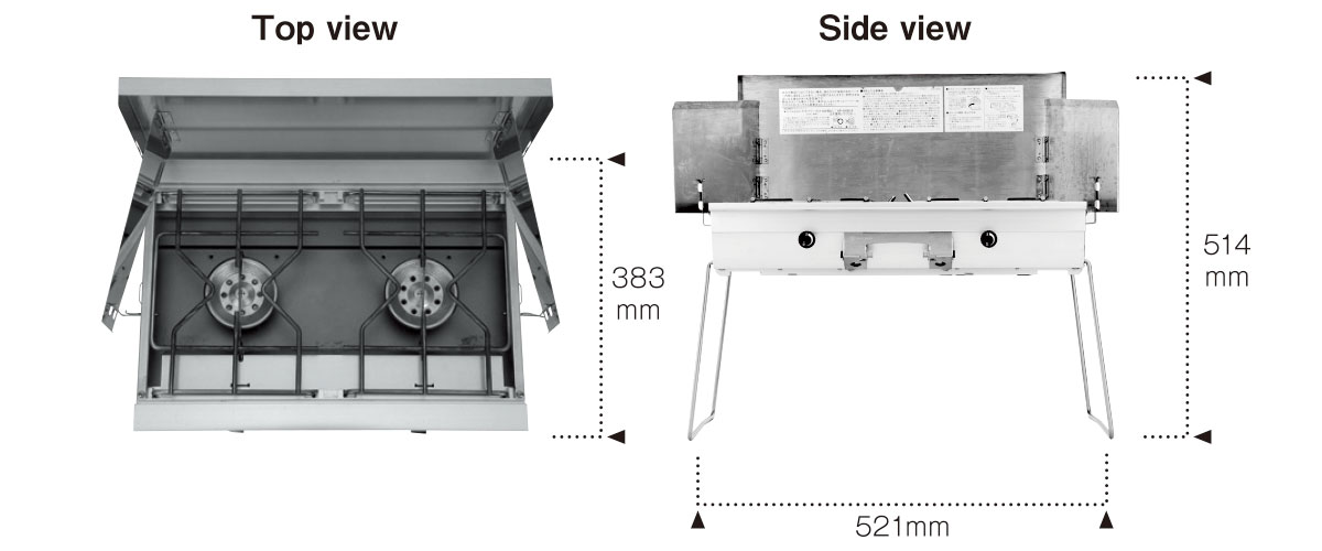 SnowPeak GigaPower Two Burner Liquid Ejection GS-230