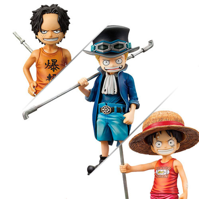 Brotherhood Children Set ของแท้ JP แมวทอง - Grandline Children Banpresto [โมเดลวันพีช] (3 ตัว)
