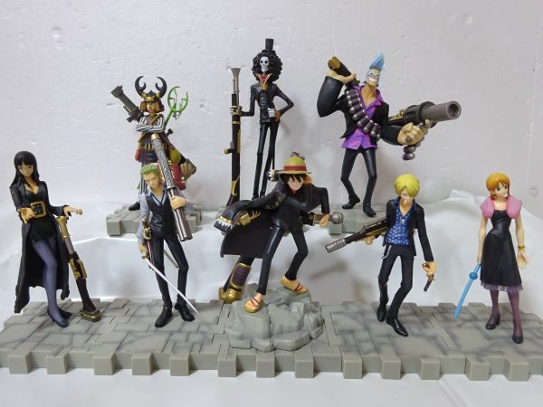 Straw Hat Pirates Strong World Set ของแท้ JP แมวทอง - Ichiban Kuji Banpresto [โมเดลวันพีช] (9 ตัว)