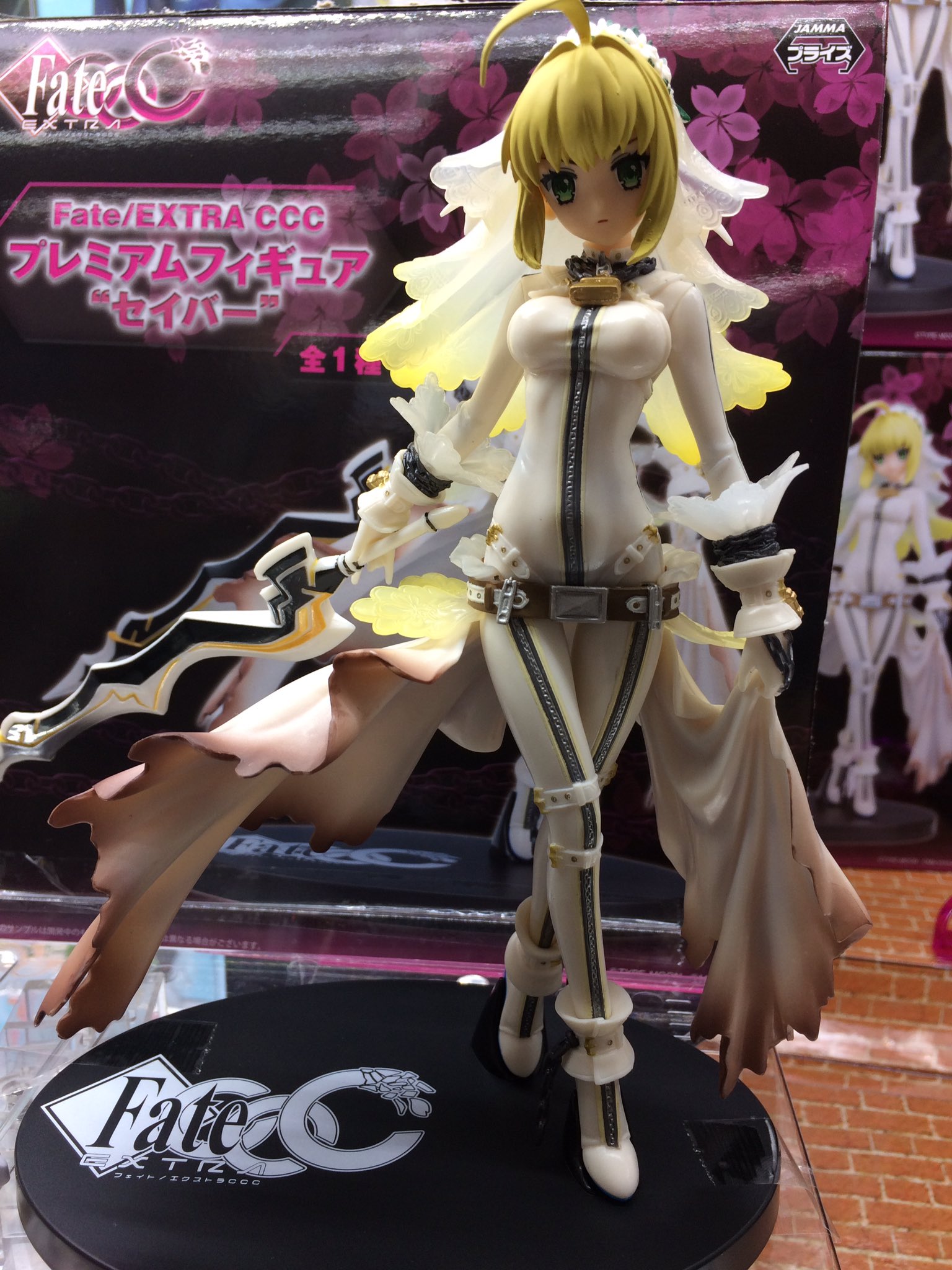 Saber ของแท้ JP - FATE/EXTRA CCC Sega [โมเดล Fate Stay Night]