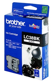 ตลับหมึกอิ้งค์เจ็ท [Brother] LC-38BK สีดำ