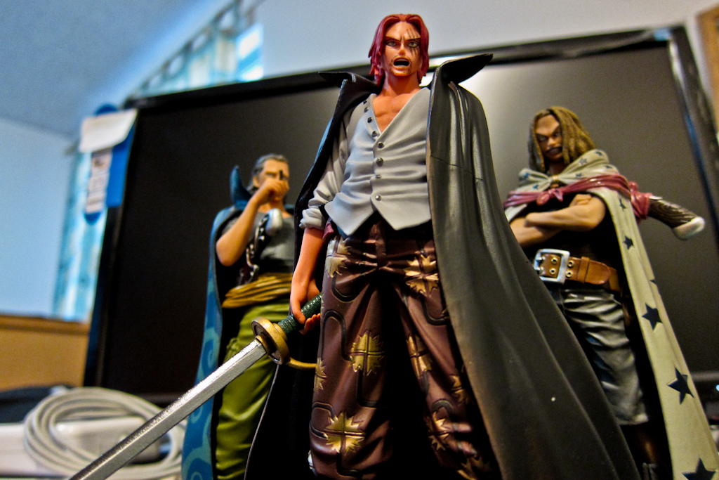 Red Hair Pirates Set ของแท้ JP แมวทอง - Grandline Men Banpresto [โมเดลวันพีช] (3 ตัว)