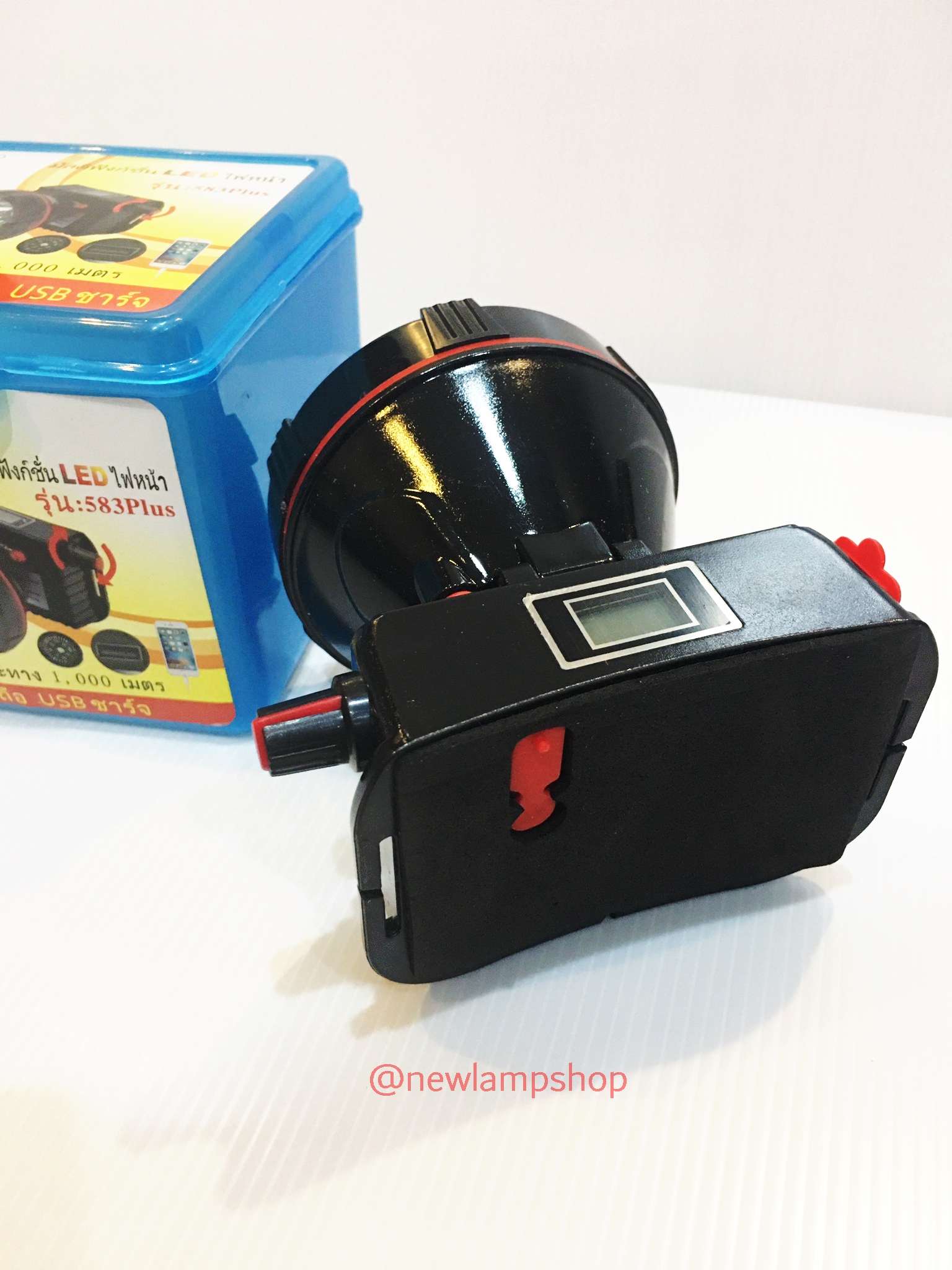 ไฟฉายคาดหัว/ไฟฉายส่องกบ LED รุ่น: 583Plus Multifunction