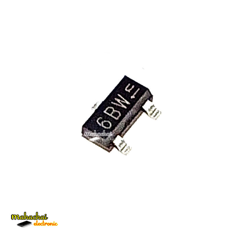 BC817-25 โค๊ด 6BW SOT-23 45โวลต์ 500mA ทรานซิสเตอร์SMD
