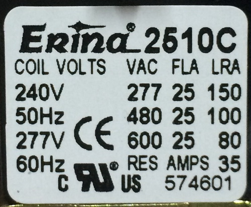 แมกเนติก ERINA 25A 1 ขา (1P) (รหัสสินค้า 069027)