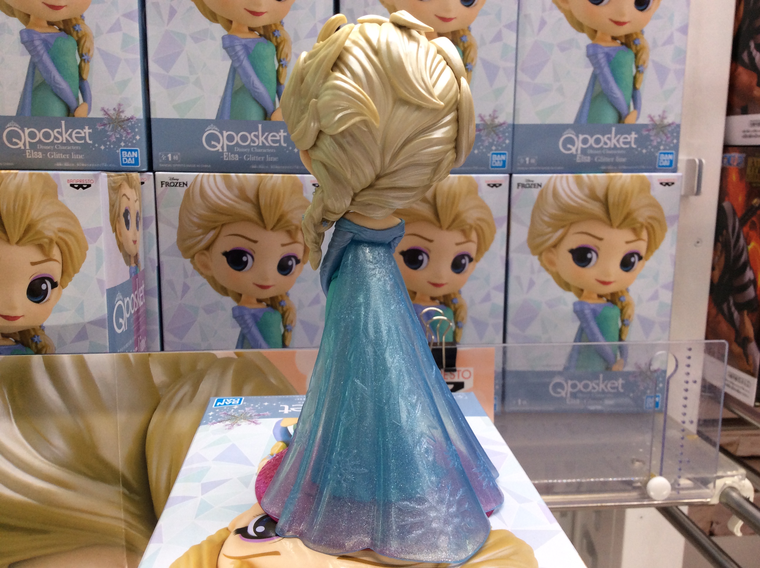 Elsa - Glitter Line ของแท้ JP - Q Posket Banpresto [โมเดล Disney]