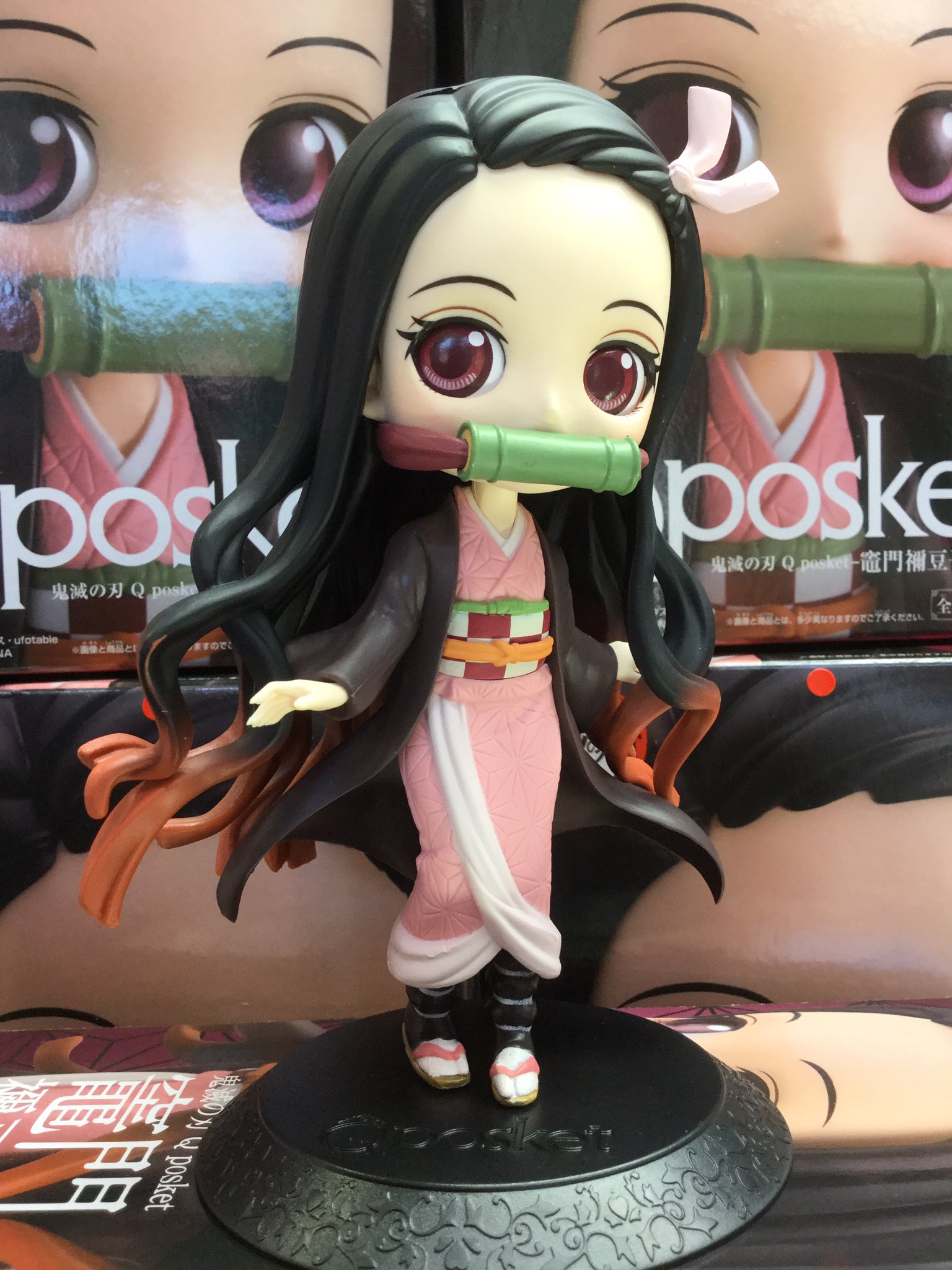 Nezuko ของแท้ JP - Q Posket Banpresto [โมเดล Demon Slayer]