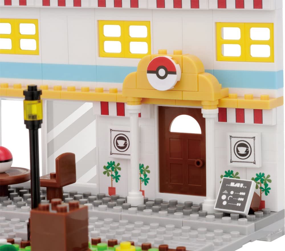 Fokko's Coffee Shop (แบบประกอบ) ของแท้ JP - Nanoblock Plus Takara Tomy [โมเดลโปเกมอน]
