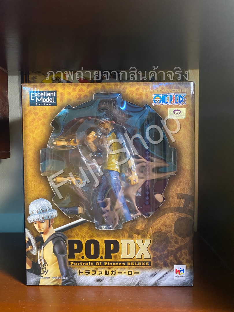 Law ของแท้ JP แมวทอง - POP Deluxe Megahouse [โมเดลวันพีช]