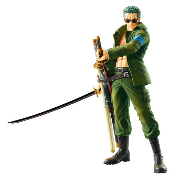 Luffy & Zoro Military Style ของแท้ JP แมวทอง - Ichiban Kuji Banpresto [โมเดลวันพีช] (2 ตัว)