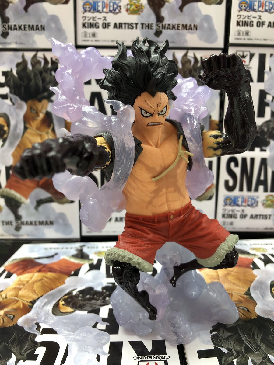 Luffy Gear 4 Snake Man ของแท้ JP แมวทอง - King of Artist Banpresto [โมเดลวันพีช]