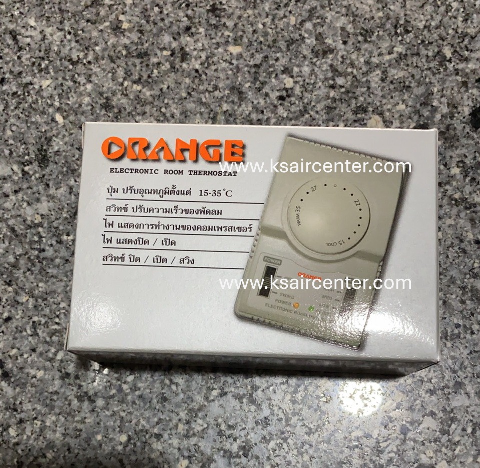 รีโมท เทอร์โมรูม มีสาย ORANGE รุ่น ERT333 (รหัสสินค้า 074075)