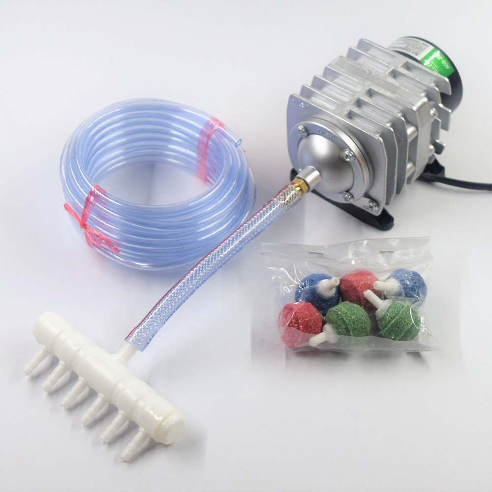 ปั้มออกซิเจน เติมอากาศ HAILEA รุ่น ACO-208 แถมฟรีสายยาง6ม.และหัวทรายจิ๋ว6หัว