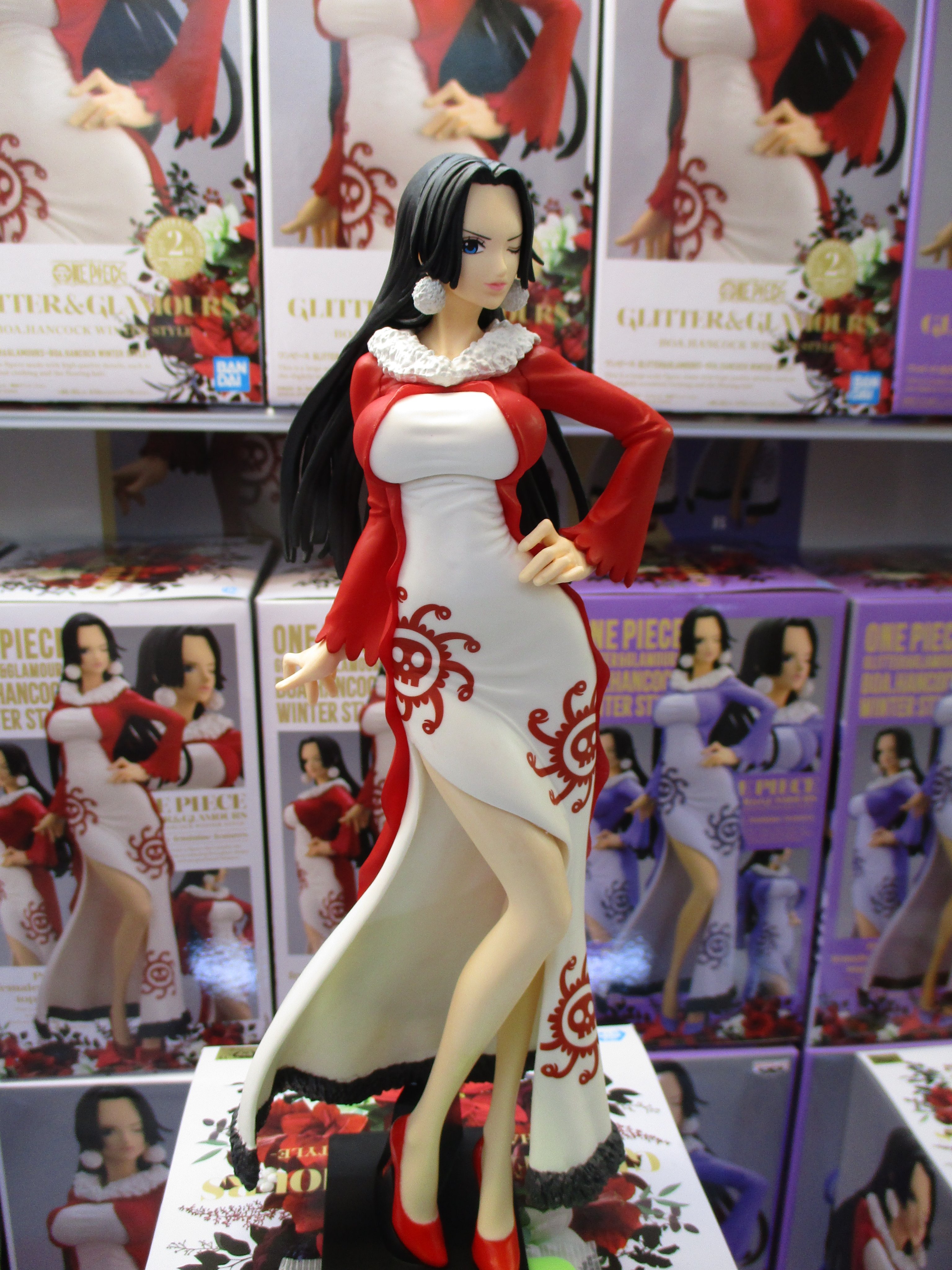 Boa Hancock Winter Style ของแท้ JP แมวทอง - Glitter & Glamours Banpresto [โมเดลวันพีช]