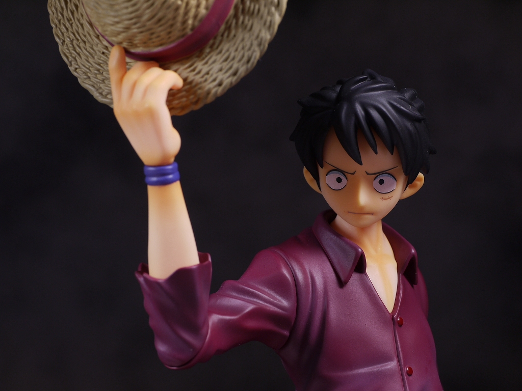 Luffy Strong World ของแท้ JP แมวทอง - POP Megahouse [โมเดลวันพีช]