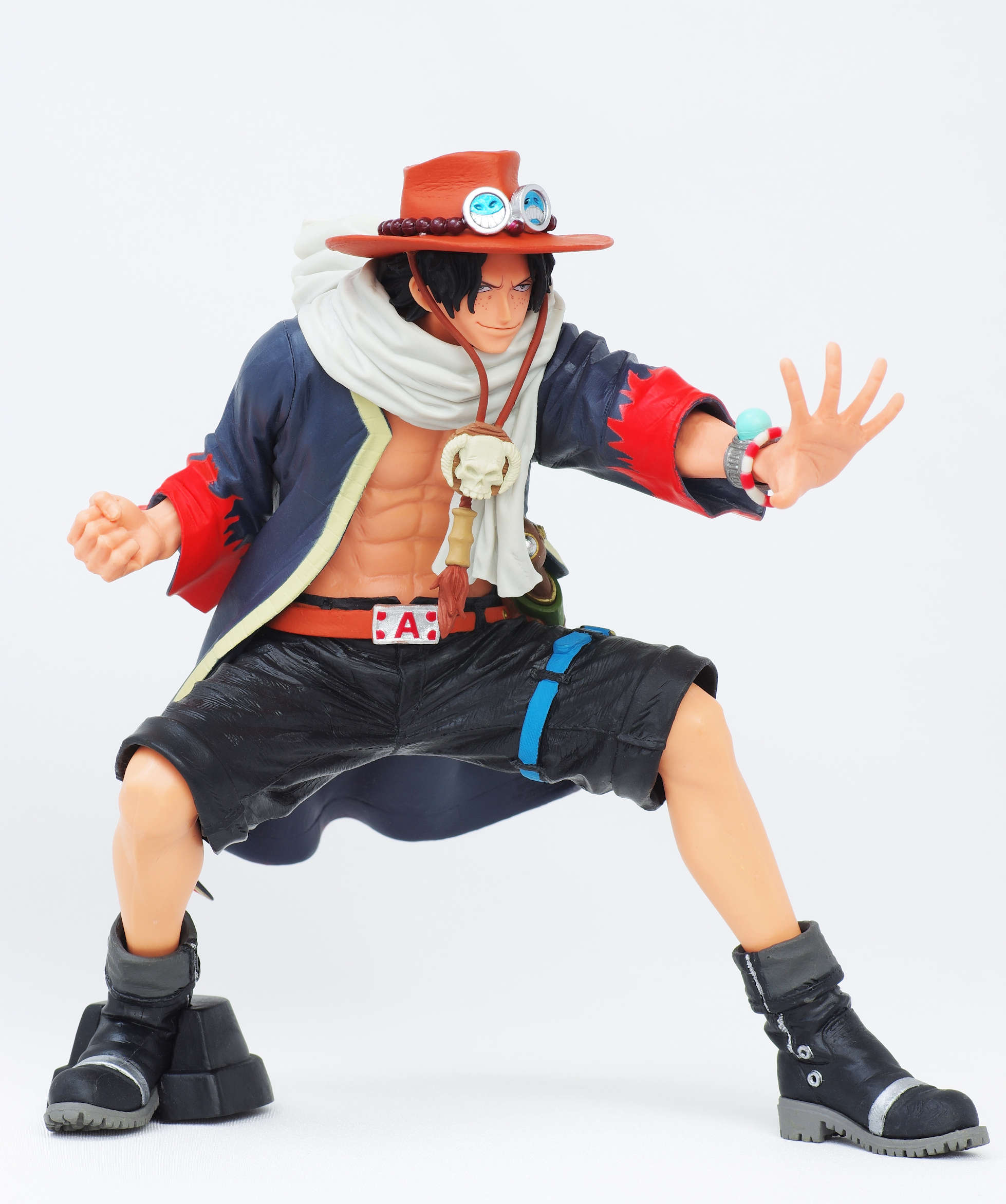 Ace ของแท้ JP แมวทอง - King of Artist Banpresto [โมเดลวันพีช]