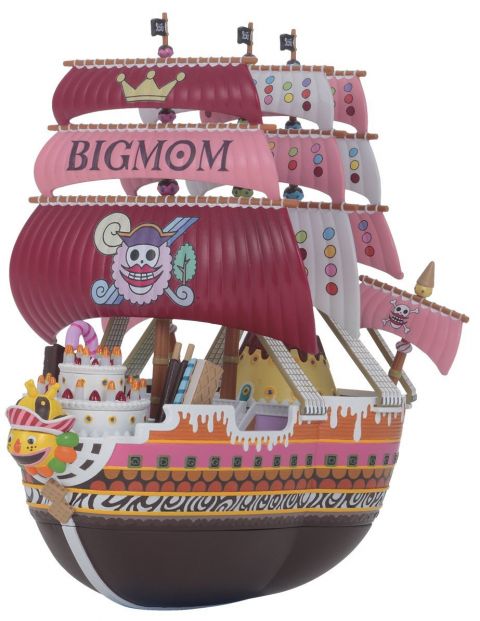 Queen Mama Chanter (แบบประกอบ) ของแท้ JP แมวทอง - Grand Ship Collection Bandai [โมเดลเรือวันพีช]