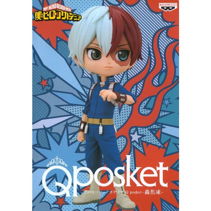 Todoroki ของแท้ JP - Q Posket Banpresto [โมเดล My Hero Academia]