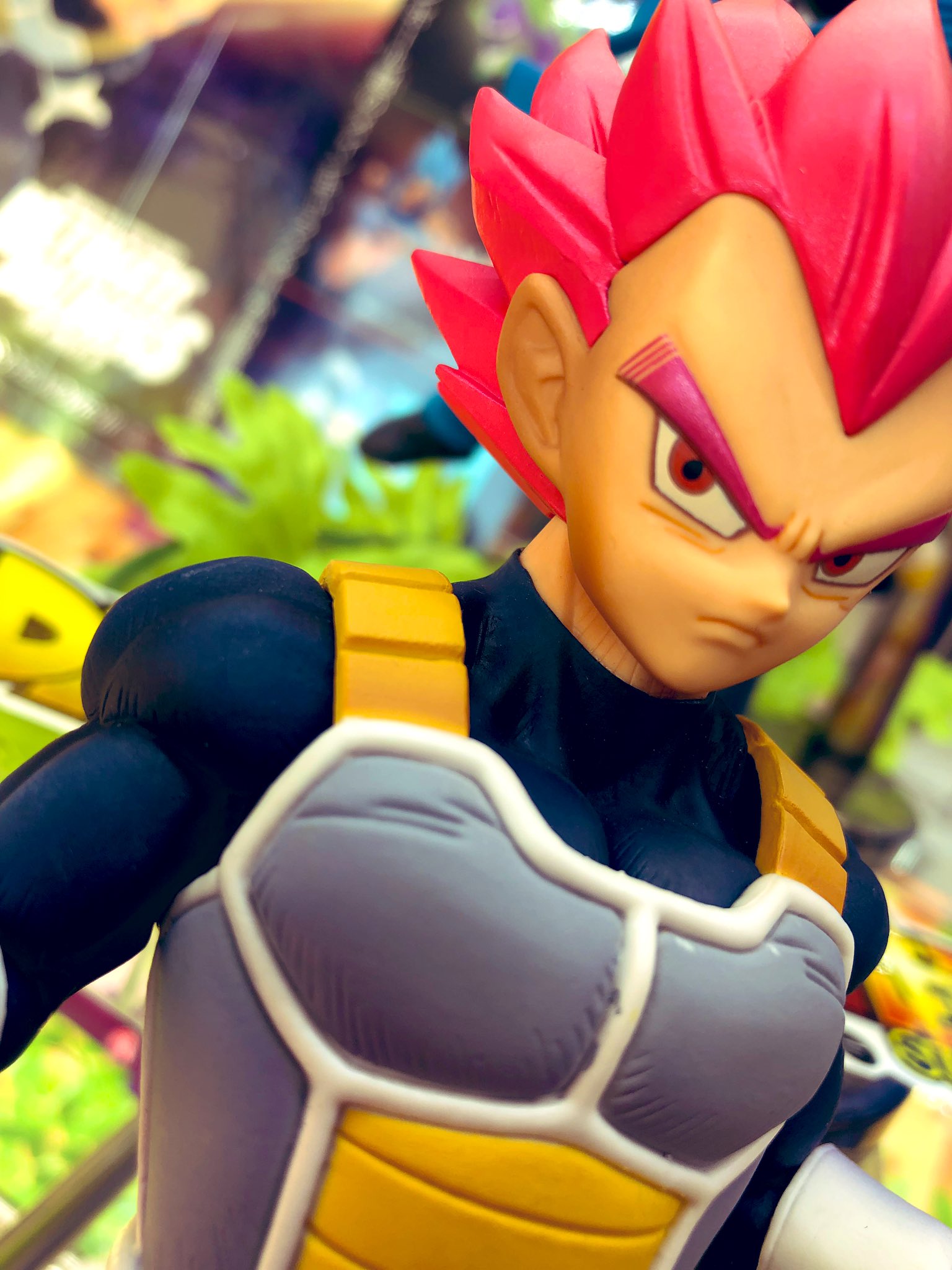 Vegeta Super Saiyan God ของแท้ JP แมวทอง - Choukoku Buyuuden Banpresto [โมเดลดราก้อนบอล]