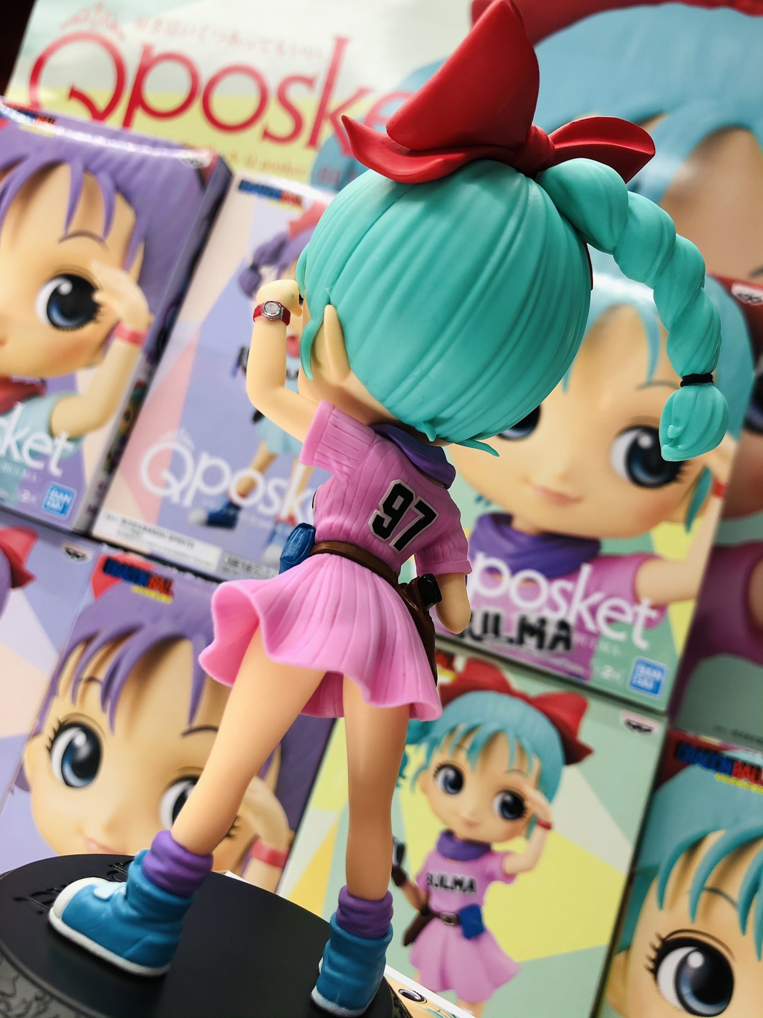 Bulma ของแท้ JP แมวทอง - Q Posket Banpresto [โมเดลดราก้อนบอล]