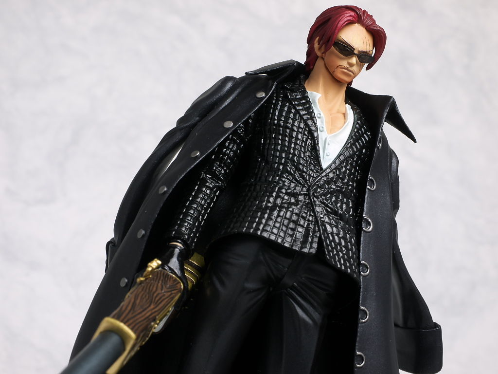 Shanks Strong World ของแท้ JP แมวทอง - Figuarts Zero Bandai [โมเดลวันพีช]