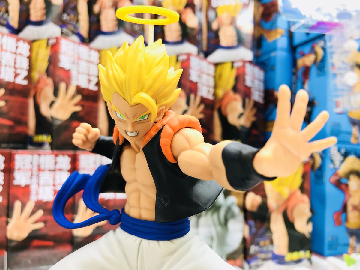 Gogeta Super Saiyan ของแท้ JP แมวทอง - Scultures Banpresto [โมเดลดราก้อนบอล]