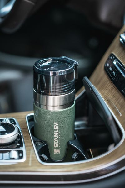 Go Vacuum Bottle 16Oz Hammertone Green