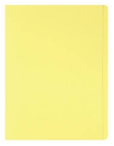 แฟ้มพับหนา [BAIPO] F4 เหลือง