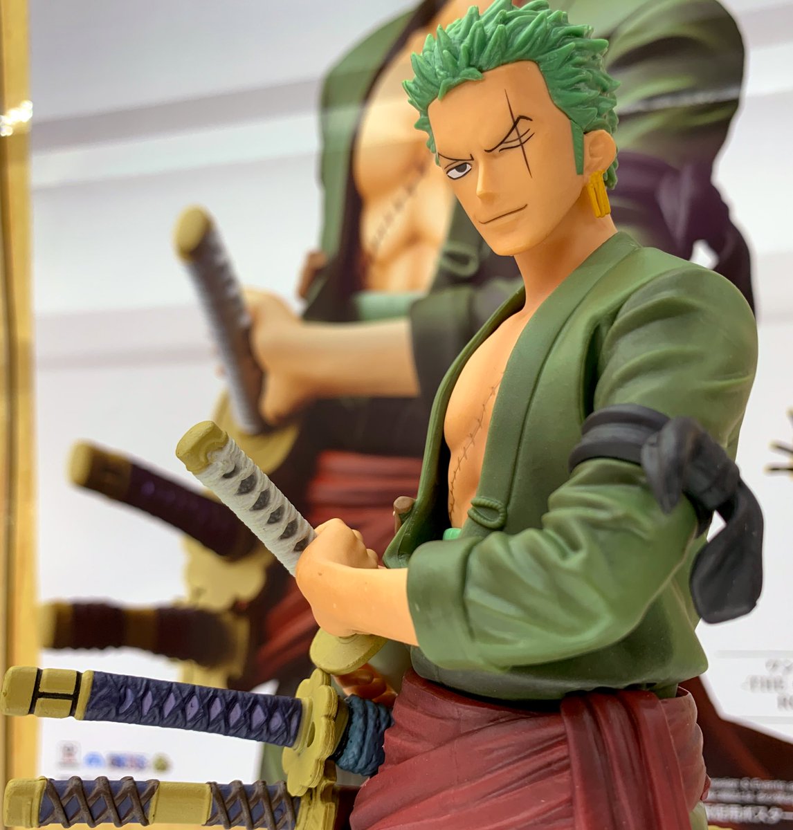 Zoro ของแท้ JP แมวทอง - Grandista Banpresto [โมเดลวันพีช]