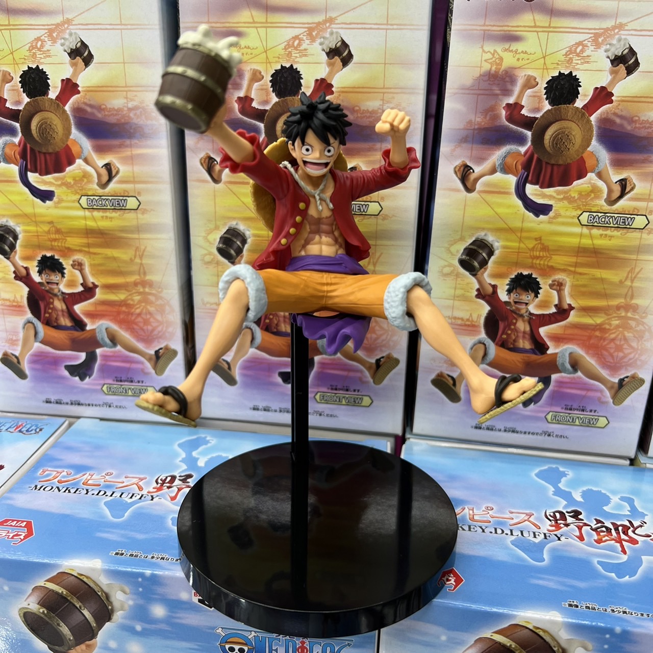 Luffy ของแท้ JP แมวทอง - Banpresto [โมเดลวันพีช]