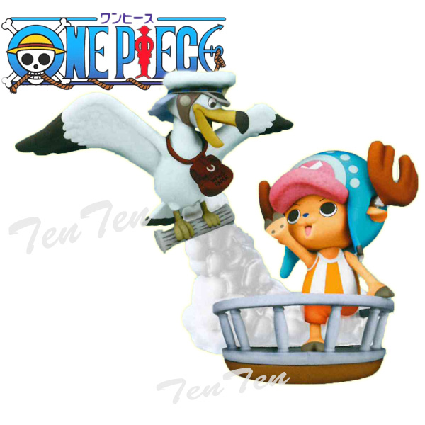 Chopper & News Koo ของแท้ JP แมวทอง - Chopper's Adventure Banpresto [โมเดลวันพีช]