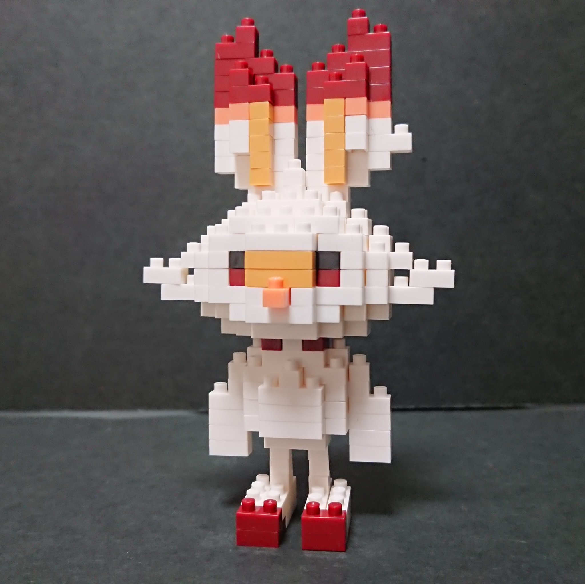 Scorbunny (แบบประกอบ) ของแท้ JP - Nanoblock Kawada [เลโก้โปเกมอน]