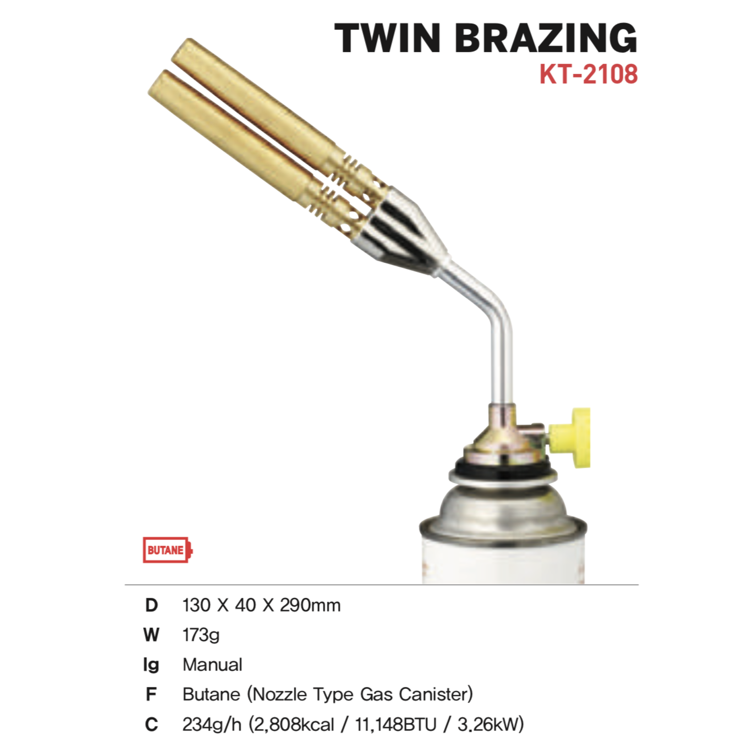 Twin Brazing Torch