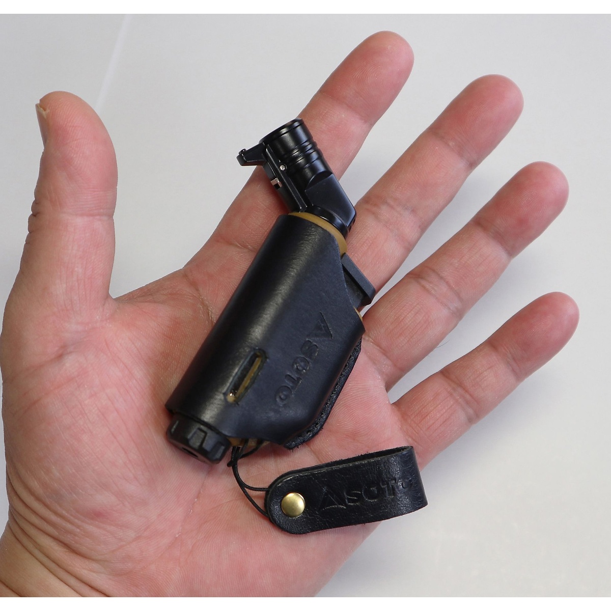 Micro Torch with Leather Case Set
