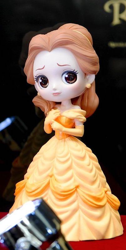 Belle - Pastel Color ของแท้ JP - Q Posket Banpresto [โมเดล Disney]
