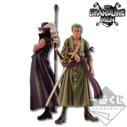 Zoro & Mihawk ของแท้ JP แมวทอง - Ichiban Kuji Banpresto [โมเดลวันพีช] (2 ตัว)