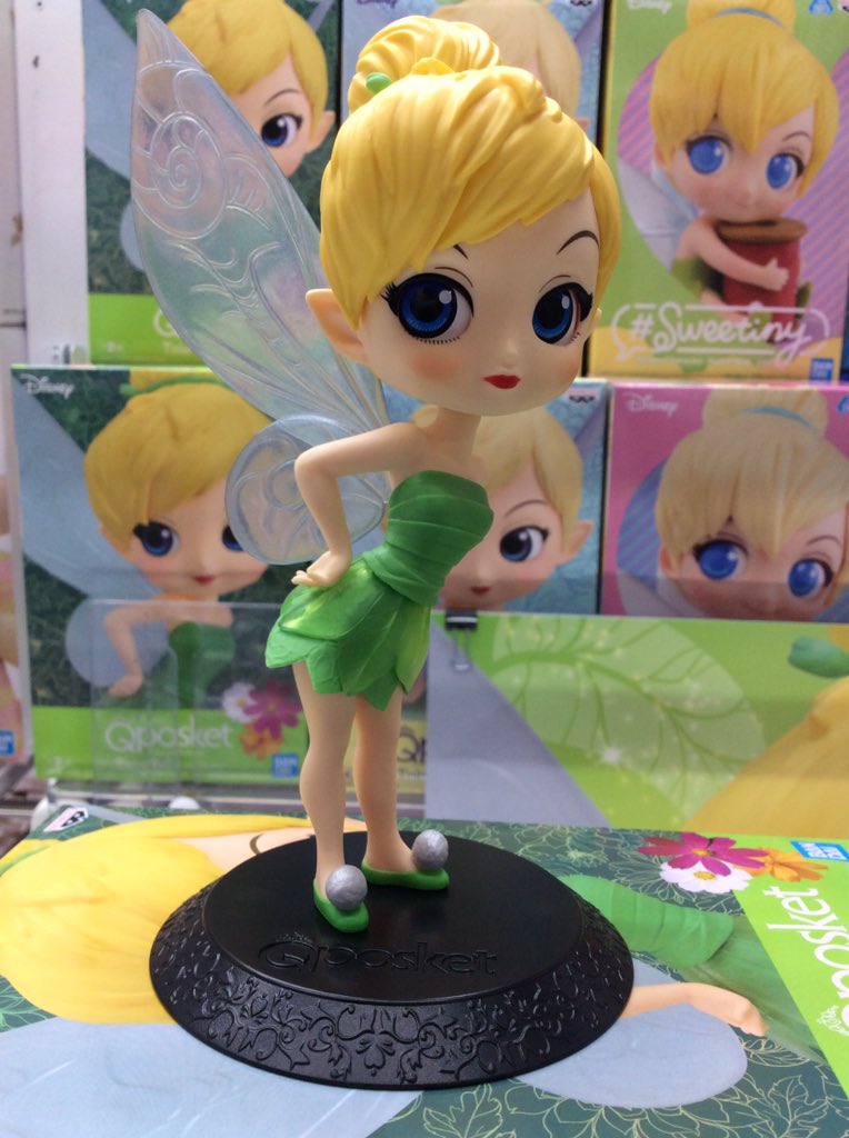 Tinker Bell Leaf Drees - Normal Color ของแท้ JP - Q Posket Banpresto [โมเดล Disney]