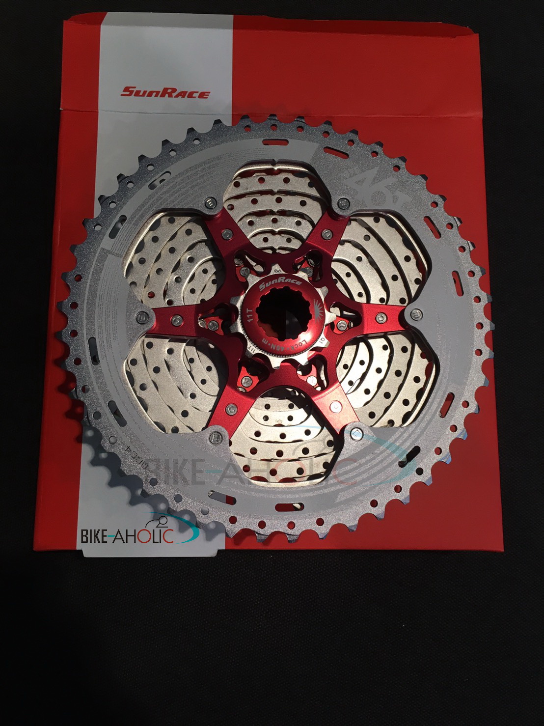 เฟืองหลัง SunRace CSMX8.EAZR.XS1 : CSMX8 11spd 11-46T Metallic Silver (A7075 46T)