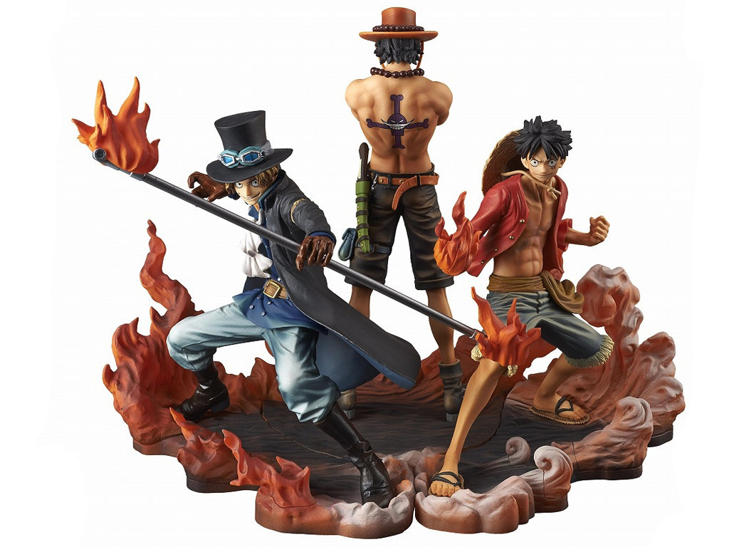 Brotherhood Set ของแท้ JP แมวทอง - Banpresto [โมเดลวันพีช] (3 ตัว)