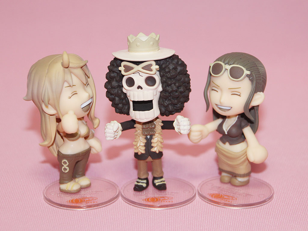 Straw Hat Pirates Chikai Set ของแท้ JP แมวทอง - Besmile Bandai [โมเดลวันพีช] (9 ตัว)