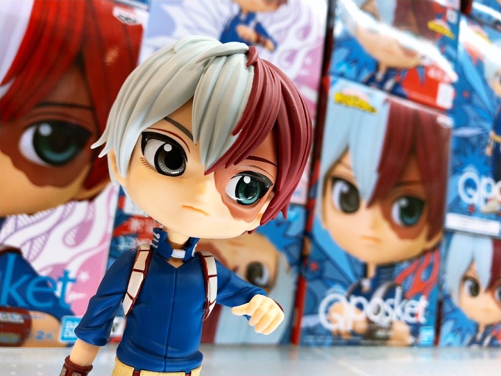 Todoroki ของแท้ JP - Q Posket Banpresto [โมเดล My Hero Academia]