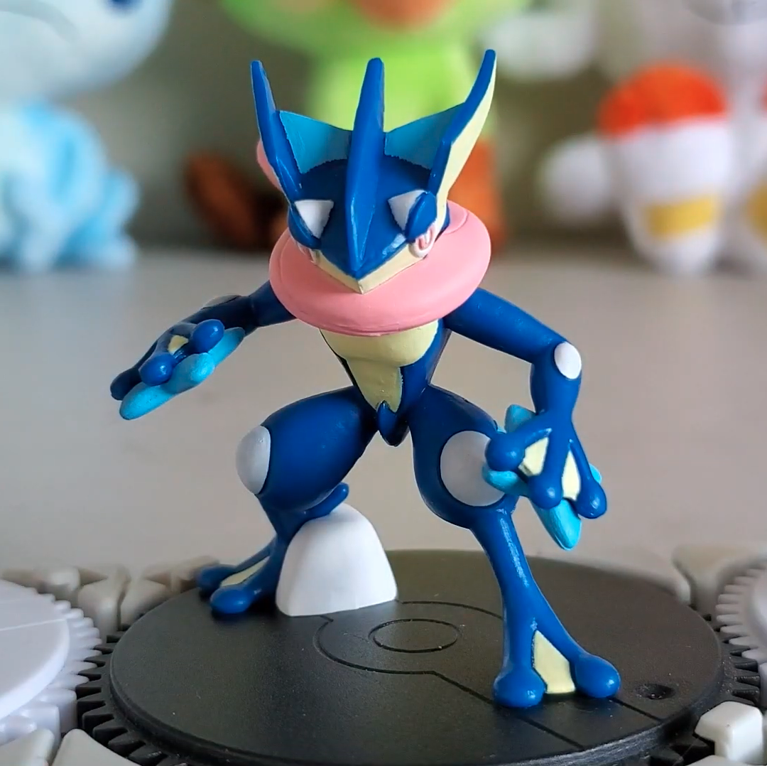 Greninja ของแท้ JP - Monster Collection Takara Tomy [โมเดลโปเกมอน]