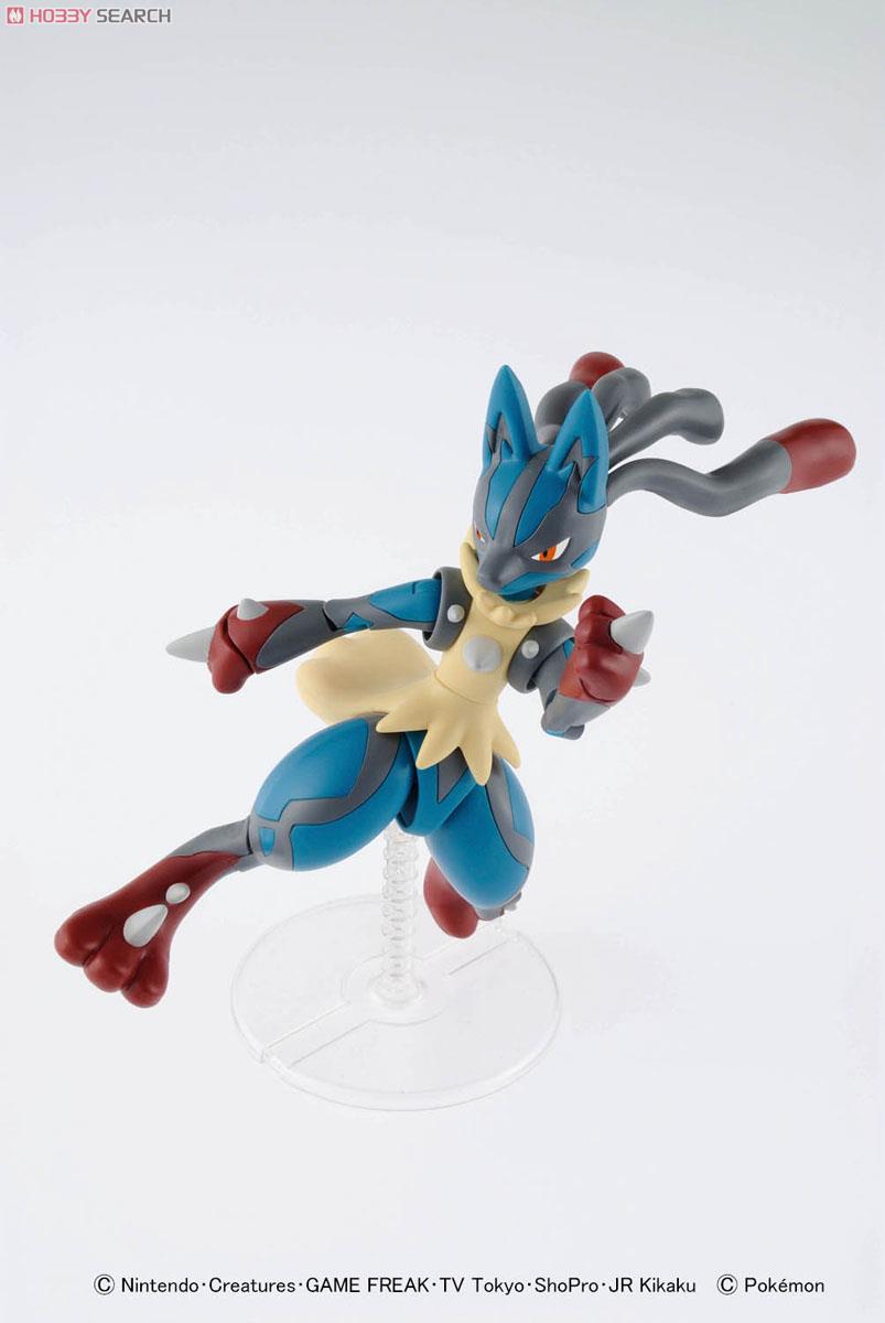 Mega Lucario (แบบประกอบ) ของแท้ JP - Pokemon Plamo Bandai [โมเดลโปเกมอน]
