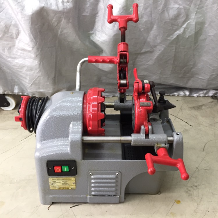 เครื่องต๊าปเกลียวท่อใช้ไฟฟ้า "BRAVO" ต๊าปตั้งแต่ 1/2"-1" หัวธรรมดา Manual head electric threading machine