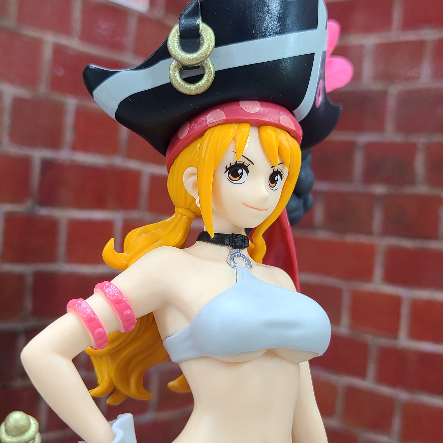 Nami Film Red ของแท้ JP แมวทอง - Grandline Lady Banpresto [โมเดลวันพีช]