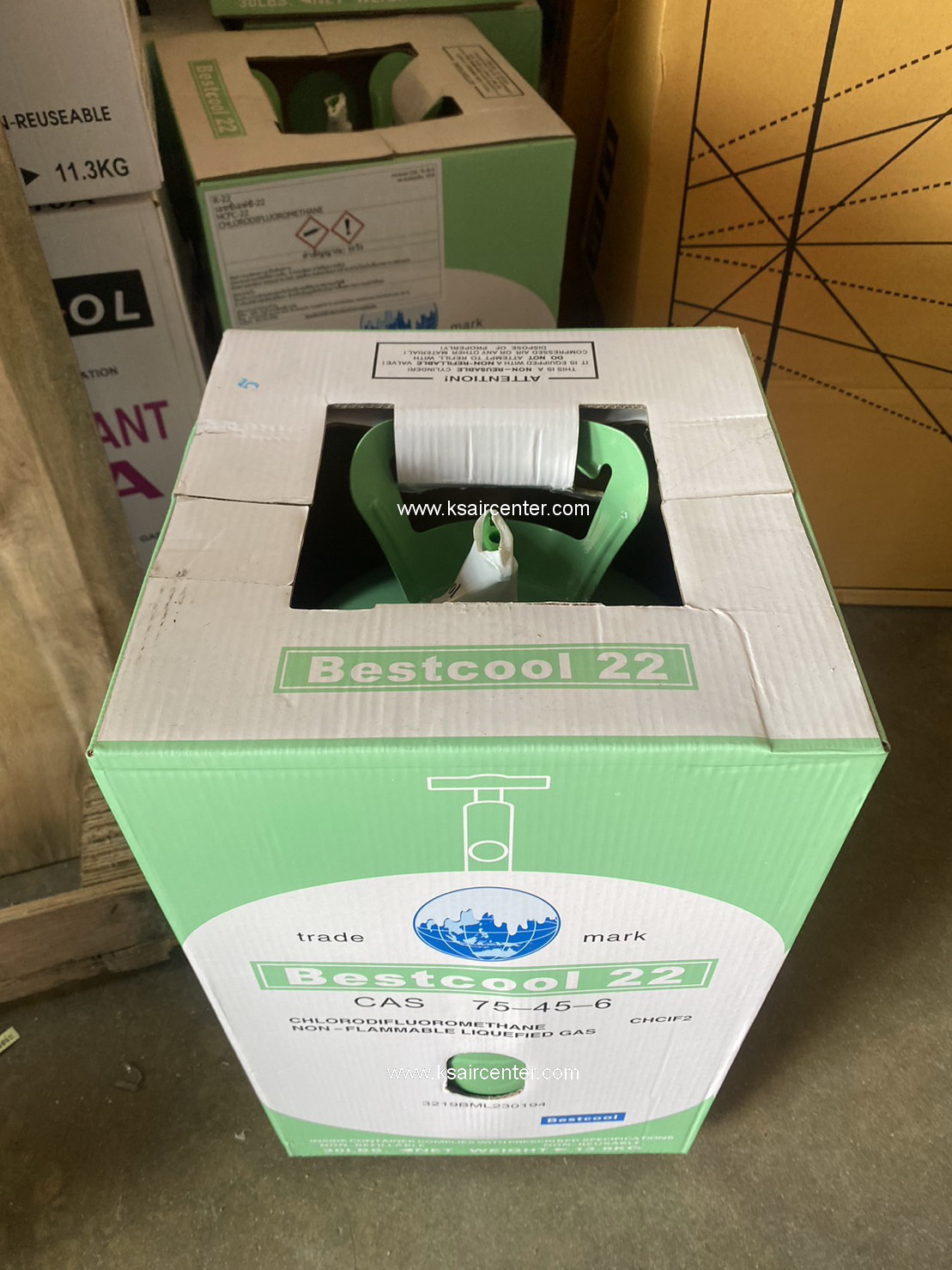 น้ำยาแอร์ R-22 ขนาด 13.6 กก (30 ปอนด์)