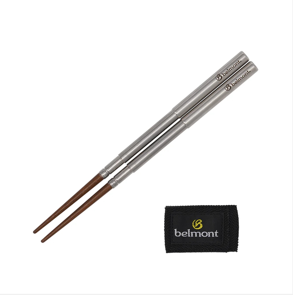 Stainless Steel And Wooden Chopsticks ตะเกียบสแตนเลส