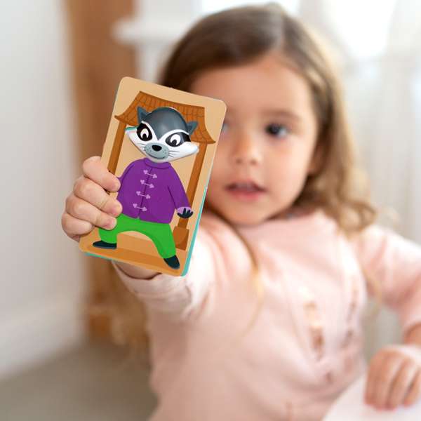 ชุดฝึกแต่งกาย แรคคูนบุกตู้เสื้อผ้า สื่อการสอนอนุบาล,ปฐมวัย,ของเล่นเสริมพัฒนาการ, ของเล่นเสริมทักษะ