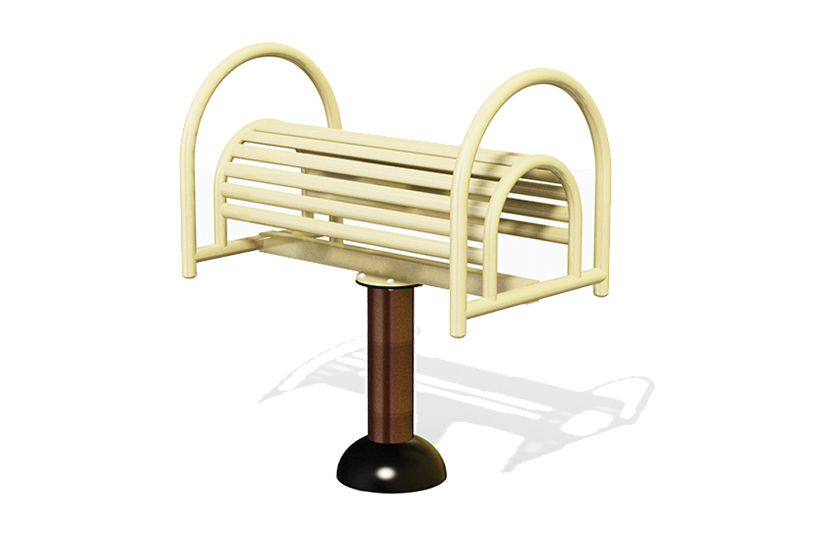 เครื่องออกกำลังกาย กลางแจ้ง ชุดบริหารกล้ามเนื้อหลัง ลานกีฬา อเนกประสงค์ สนามกีฬา ขนาด 60 x 87 x 105 ซม.